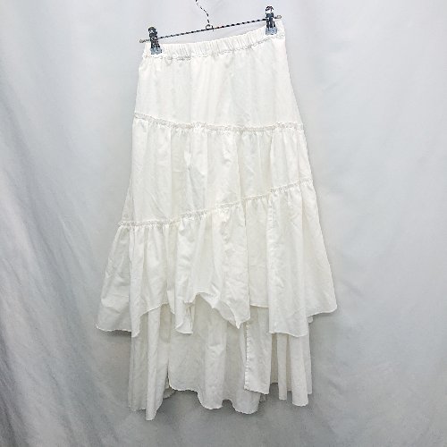 ◇ Θ Shelly island シェリーアイランド ロング フレア スカート サイズM ホワイト系 レディース E 【中古】 ◇ Θ Shelly island シェリーアイランド ロング フレア スカート サイズM ホワイト系 レディース E 【中古】