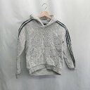 ◇ ⊇ adidas アディダス キッズ 長袖 プルオーバー サイズ150 グレー 男の子 E 【中古】(4)