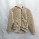 ◇ ⊇ JENNI LOVE 熊耳 キッズ 長袖 ボアブルゾン サイズ150 ベージュ 女の子 E 【中古】