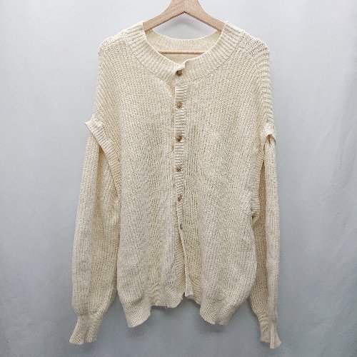 ◇ ⊇ Ungrid 長袖 ニットカーディガン サイズF オフホワイト レディース E 【中古】
