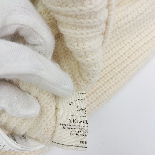 ◇ ⊇ Ungrid 長袖 ニットカーディガン サイズF オフホワイト レディース E 【中古】