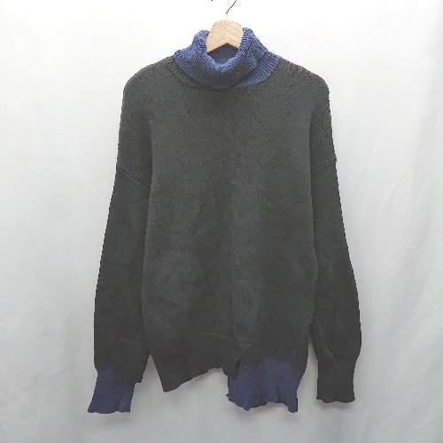 ◇ ⊇ pattern torso パターントルソ 長袖 ニット サイズF ブラック系 レディース E 【中古】