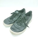 ◇ Θ PUMA プーマ ローカットスニーカー サイズ24.5 ブラック レディース メンズ E 【中古】