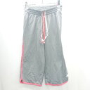 ◇ ⊂ DESCENTE デサント トレーニング テーパードハーフパンツ サイズM グレー レディース E 【中古】(4)