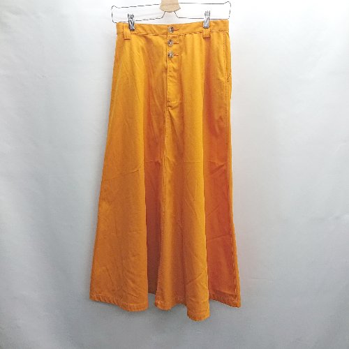 ◇ Θ green label relaxing コットン系 ロング フレア スカート サイズ38 オレンジ系 レディース E 【中古】 ◇ Θ green label relaxing コットン系 ロング フレア スカート サイズ38 オレンジ系 レディース E 【中古】