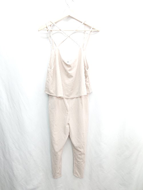 ◇ ⊂ Doux Belle ドゥーベル キャミソール ノースリーブ オールインワン サイズM ベージュ レディース E 【中古】