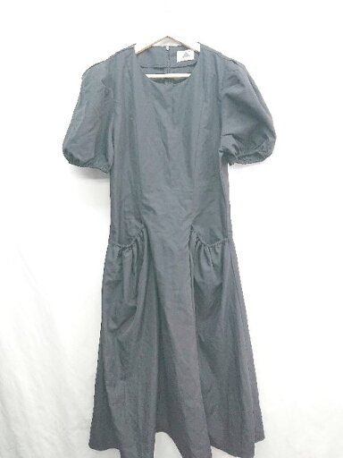 ◇ ⊂ ABITOKYO アビトーキョー 半袖 ロング ワンピース サイズF ブラック レディース E 【中古】 ◇ ⊂ ABITOKYO アビトーキョー 半袖 ロング ワンピース サイズF ブラック レディース E 【中古】