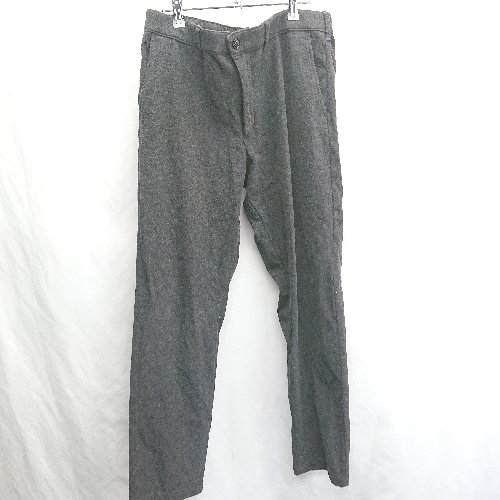 ◇ ⊇ ◎ PLUS ONE プラスワン テーパードパンツ サイズL ブラック メンズ E 【中古】