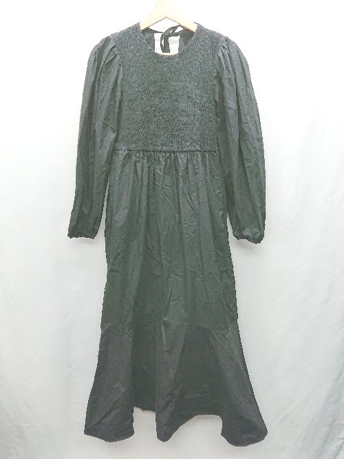 ◇ ⊇ Sonny Label サニーレーベル URBAN RESEARCH 長袖 ロング ワンピース サイズF ブラック系 レディース E 【中古】