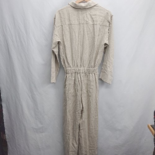 フクワウチの◇ ⊂ ◎●未使用● ALEXIA STAM アリシアスタン 長袖 オールインワン サイズS ベージュ レディース E 【中古】｜アングル2