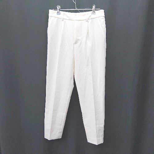 ◇ ⊇ FRAMeWORK フレームワーク 日本製　レーヨン カジュアルパンツ サイズ36 ホワイト レディース E 【中古】