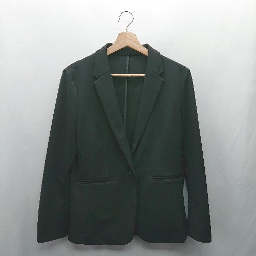 ◇ Θ RUIRUE BOUTIQUE ウエストゴム シングルボタン パンツスーツ セットアップ サイズL ブラック レディース E 【中古】 ◇ Θ RUIRUE BOUTIQUE ウエストゴム シングルボタン パンツスーツ セットアップ サイズL ブラック レディース E 【中古】