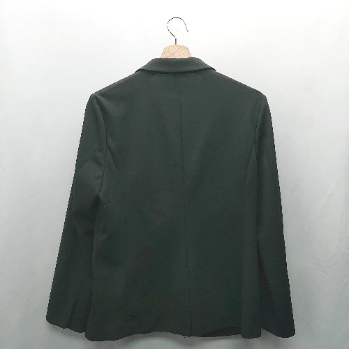 ◇ Θ RUIRUE BOUTIQUE ウエストゴム シングルボタン パンツスーツ セットアップ サイズL ブラック レディース E 【中古】