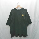 ◇ ⊂ ACON バックプリント 半袖 Tシャツ サイズF ブラック メンズ E 【中古】(4)