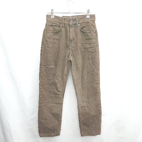 ◇ Θ ◎ ●未使用● ZARA ザラ デニムパンツ サイズ34 ブラウン レディース E 【中古】