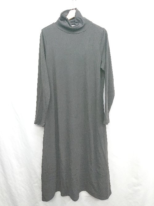 ◇ ⊇ ABITOKYO アビトーキョー 長袖 膝下丈 ワンピース サイズL ブラック系 レディース E 【中古】