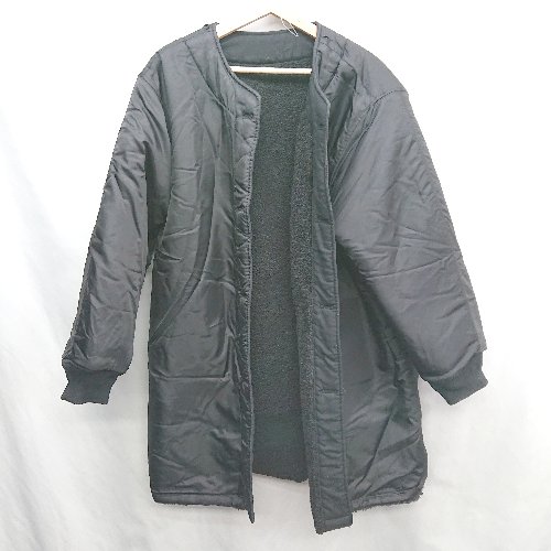 ◇ ⊇ JEANASIS ジーナシス リバーシブル 長袖 ノーカラーブルゾン サイズF ブラック レディース E 【中古】 ◇ ⊇ JEANASIS ジーナシス リバーシブル 長袖 ノーカラーブルゾン サイズF ブラック レディース E 【中古】