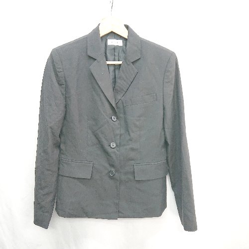 ◇ ⊂ PEAK ピーク ウール混合 長袖 ジャケット サイズ11AR ブラック レディース E 【中古】