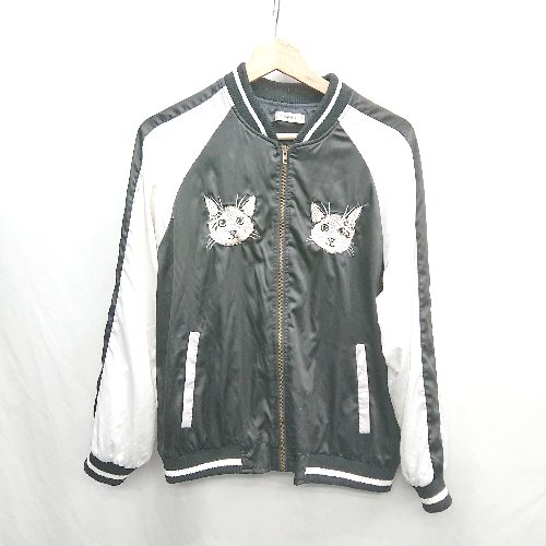 ◇ ⊇ Coquette コケット 長袖 ブルゾン サイズM ブラック ホワイト レディース E 【中古】