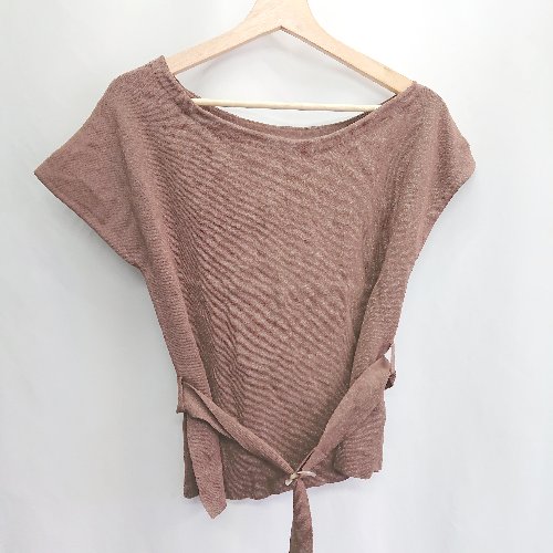◇ ◎ ⊂ Lily Brown リリーブラウン ノースリーブ サイズF ブラウン系 レディース E 【中古】