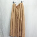 ◇ ⊂ Golden Bear ゴールデンベア マキシ フレア スカート サイズL コーラルオレンジ レディース E 【中古】(4)