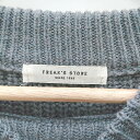 ◇ ⊇ FREAK'S STORE フリークスストア 長袖 ロング ワンピース サイズF グレー レディース E 【中古】