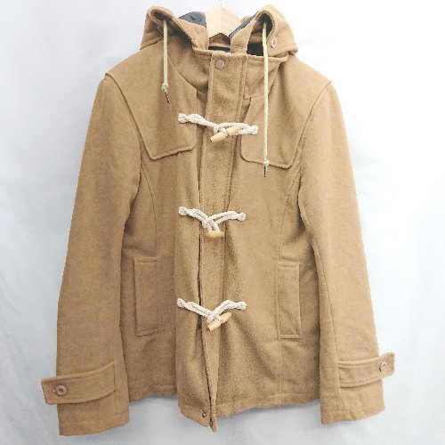 ◇ ⊇ NAVAL 長袖 ダッフルコート サイズL キャメル レディース E 【中古】 ◇ ⊇ NAVAL 長袖 ダッフルコート サイズL キャメル レディース E 【中古】