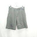 ◇ ⊂◎●未使用● GLOBAL WORK ウエストゴム ダンボールスウェット ハーフパンツ サイズS チャコールグレー メンズ E 【中古】