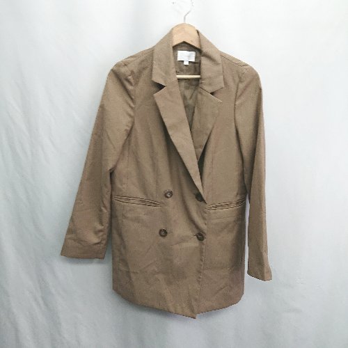 ◇ ⊇ rienda リエンダ 長袖 ジャケット サイズS ブラウン レディース E 【中古】