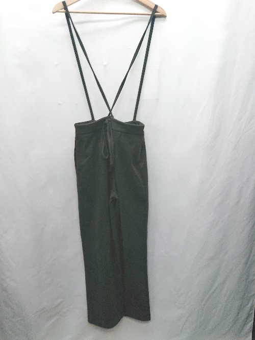◇ ⊇ JUNOAH ジュノア サロペット サイズM ブラック レディース E 【中古】