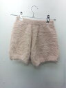◇ ⊇ ◎ ●未使用● petit main プティマイン ふわふわうさぎ ニット キッズ ルームウェア サイズL ピンク 女の子 E 【中古】