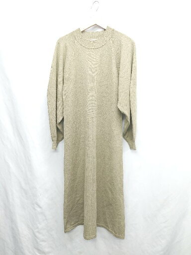 ◇ ⊇ MOUSSY マウジー ニット生地 ハイネック 長袖 ロング丈 ワンピース サイズ1 グリーン レディース E 【中古】 ◇ ⊇ MOUSSY マウジー ニット生地 ハイネック 長袖 ロング丈 ワンピース サイズ1 グリーン レディース E 【中古】