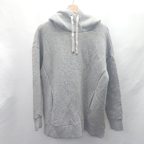 ◇ ⊇ Emma Taylor エマテイラー サイドジップ ダンボールニット 長袖 フーディ サイズFREE グレー系 レディース E 【中古】