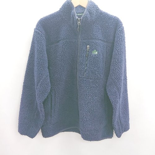 ◇ ⊇ LOGOS ロゴス ボア フリース 長袖 ジャンパー サイズLL ネイビー メンズ E 【中古】