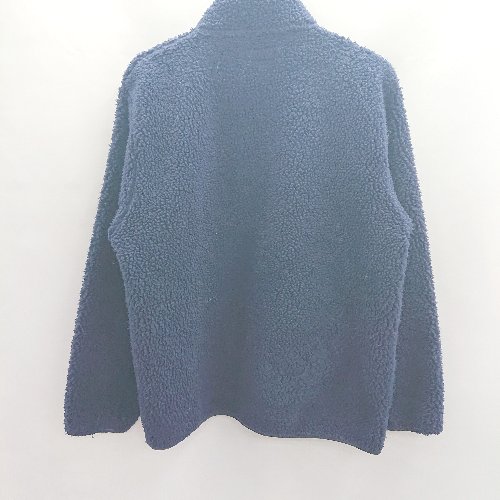 ◇ ⊇ LOGOS ロゴス ボア フリース 長袖 ジャンパー サイズLL ネイビー メンズ E 【中古】