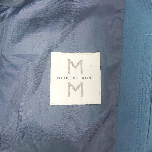 ◇ ⊇ MEN'S MELROSE メンズメルローズ 長袖 ナイロンジャンパー サイズ3 ブルー系 メンズ E 【中古】