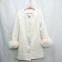 ◇ ⊇ ◎ ●美品● tocco closet トッコ クローゼット 長袖 コート サイズM オフホワイト系 レディース E 【中古】(4)