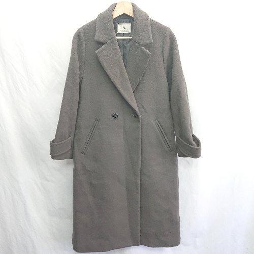 ◇ ⊇ NATURAL BEAUTY BASIC ナチュラルビューティーベーシック 長袖 コート サイズS チャコールグレー レディース E 【中古】 ◇ ⊇ NATURAL BEAUTY BASIC ナチュラルビューティーベーシック 長袖 コート サイズS チャコールグレー レディース E 【中古】