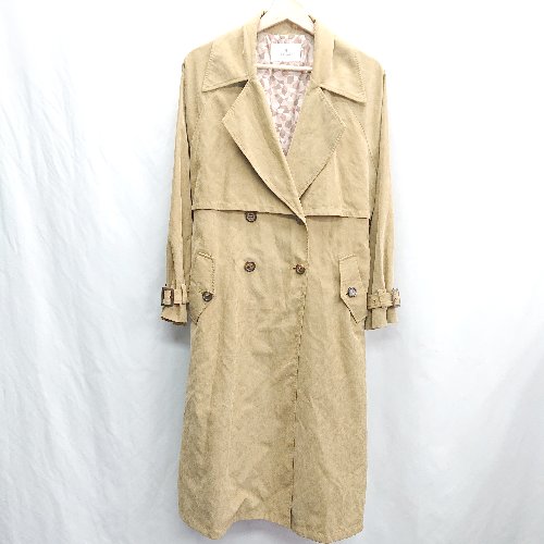 ◇ ⊇ LADYMADE レディメイド ウエストベルト 長袖 コート サイズ表記なし キャメル レディース E 【中古】