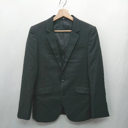 ◇ Θ SUIT SELECT スーツセレクト パンツスーツセットアップ サイズA4 ブラック メンズ E 【中古】