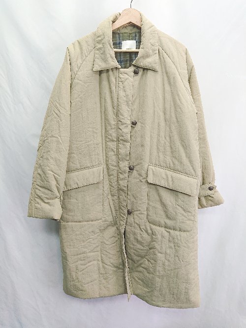 ◇ ⊇ SLOW:B 中綿 長袖 ロングコート サイズ表記なし カーキブラウン メンズ E 【中古】