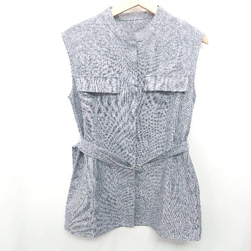 ◇ ⊂◎ ur's ユアーズ ブラウス サイズS グレー レディース E 【中古】(4)