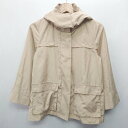 ◇ ⊂Φ air des le coeur blanc 薄手 マウンテン 長袖 パーカー サイズ38 ベージュ レディース E 【中古】|詳細画像