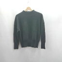 ◇ ⊇ URBAN RESEARCH DOORS アーバン リサーチ ドアーズ ドロップショルダー 長袖 ニット サイズM ブラック レディース E 【中古】
