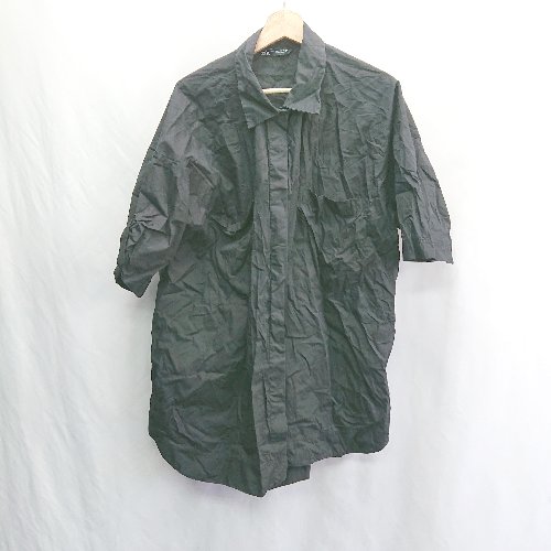 ◇ ⊂◎ ZARA ザラ 七分袖 チュニック サイズL ブラック レディース E 【中古】 ◇ ⊂◎ ZARA ザラ 七分袖 チュニック サイズL ブラック レディース E 【中古】