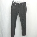 ◇ Θ SHEL'TTER シェルター デニムパンツ サイズ26 ブラック系 レディース E 【中古】(4)