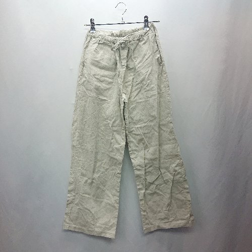 ◇ Θ JUNOAH ジュノア ウエストゴム チノパン サイズM ベージュ レディース E 【中古】