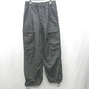 ◇ Θ JaVa ジャバ ウエスト紐入り カジュアルパンツ サイズL ブラック レディース E 【中古】