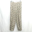◇ ⊂ DRESKIP ドレスキップ イージーパンツ サイズM グレージュ ブラック レディース E 【中古】
