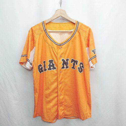 ◇ ⊂ Φ MIZUNO ミズノ GIANTS 半袖 シャツ サイズ表記なし オレンジ レディース E 【中古】
